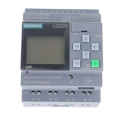 6ED1052-1CC08-0BA0 Siemens Logo! 24CE,Logic Module,Display PU/I/O: 24V/24V/24V Trans 8DI (4AI)/4DO PLC Module 6ED1 052-1CC08-0BA0 (6ED1052-1CC08-0BA0)
