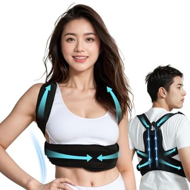 【ドイツ レッド•ドット賞受賞ブランド】 DEZIYUA(デズヤ) 猫背 【2024業界新進化! 補正力アップ】姿勢サポーター 国内販売限定品【日本理学療法士共同監修】 通気性優れ 装着簡単 姿勢ベルト 肌にやさしい素材 調節可伸縮ベルト 男女兼用 背筋 巻き肩対応 家庭用・出掛け用 ギフト プレゼント最適 2年メーカー保証 猫背から美しい姿勢へ(Mサイズ)